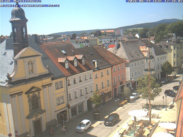 Archiv Foto Webcam Marktredwitz Fußgängerzone