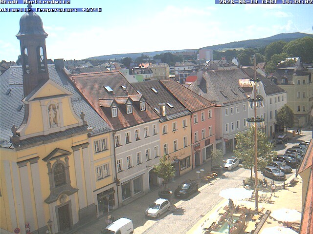 Archiv Foto Webcam Marktredwitz Fußgängerzone