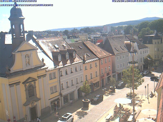 Archiv Foto Webcam Marktredwitz Fußgängerzone