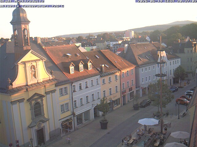Archiv Foto Webcam Marktredwitz Fußgängerzone