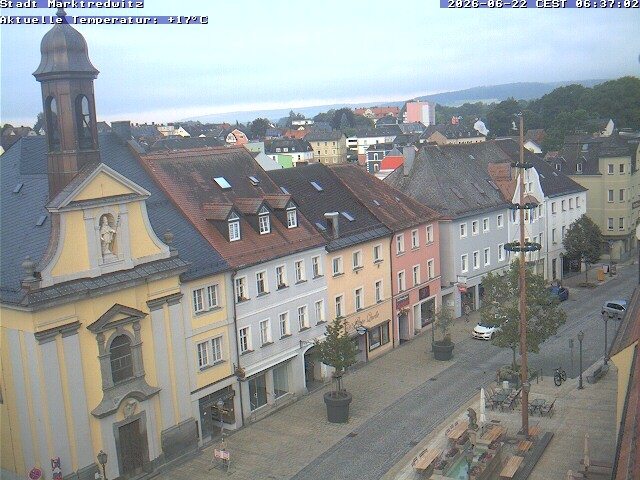Archiv Foto Webcam Marktredwitz Fußgängerzone
