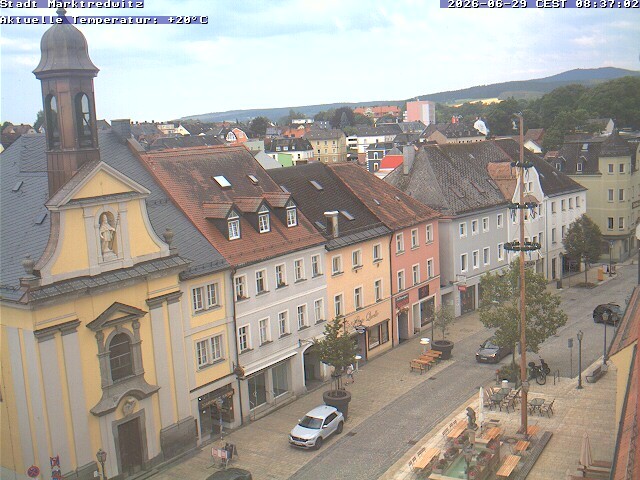 Archiv Foto Webcam Marktredwitz Fußgängerzone