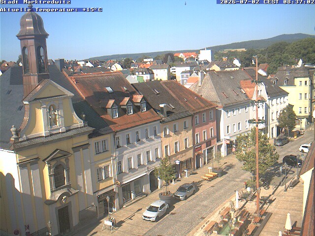 Archiv Foto Webcam Marktredwitz Fußgängerzone