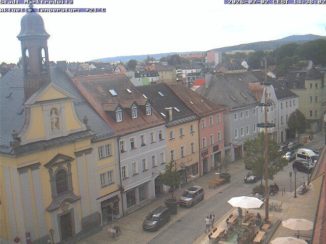Archiv Foto Webcam Marktredwitz Fußgängerzone