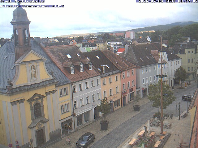 Archiv Foto Webcam Marktredwitz Fußgängerzone