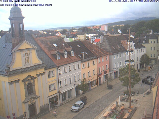 Archiv Foto Webcam Marktredwitz Fußgängerzone