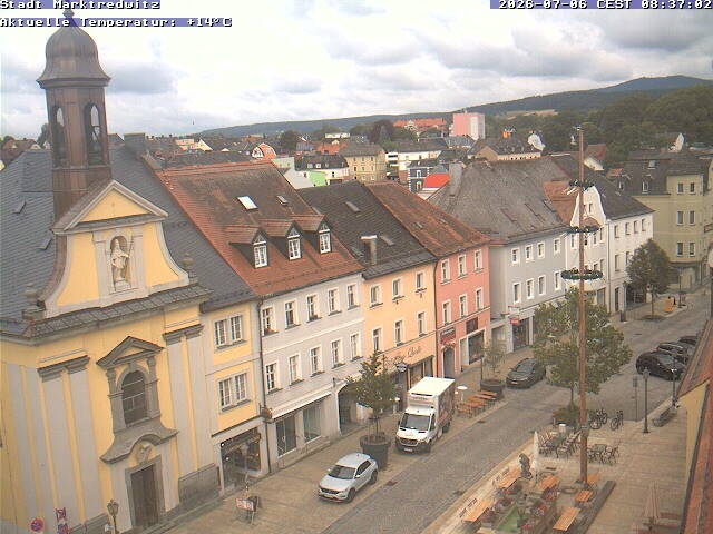 Archiv Foto Webcam Marktredwitz Fußgängerzone