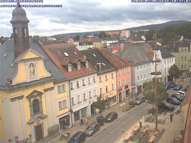 Archiv Foto Webcam Marktredwitz Fußgängerzone