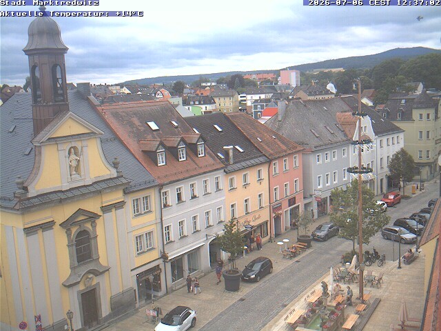 Archiv Foto Webcam Marktredwitz Fußgängerzone