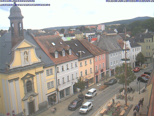 Archiv Foto Webcam Marktredwitz Fußgängerzone