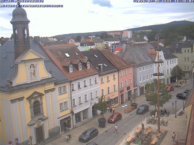 Archiv Foto Webcam Marktredwitz Fußgängerzone