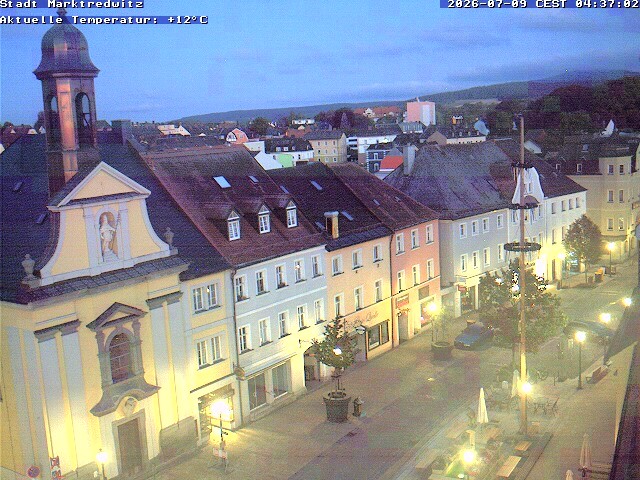 Archiv Foto Webcam Marktredwitz Fußgängerzone