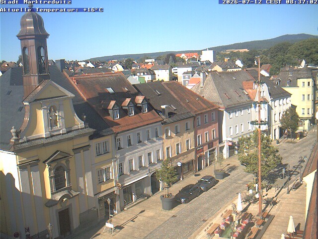 Archiv Foto Webcam Marktredwitz Fußgängerzone
