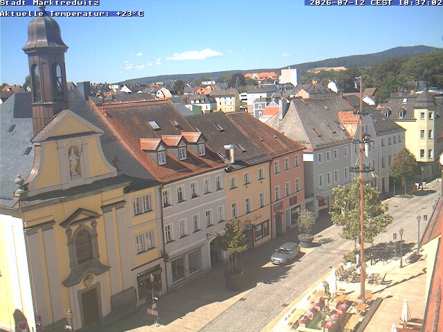 Archiv Foto Webcam Marktredwitz Fußgängerzone