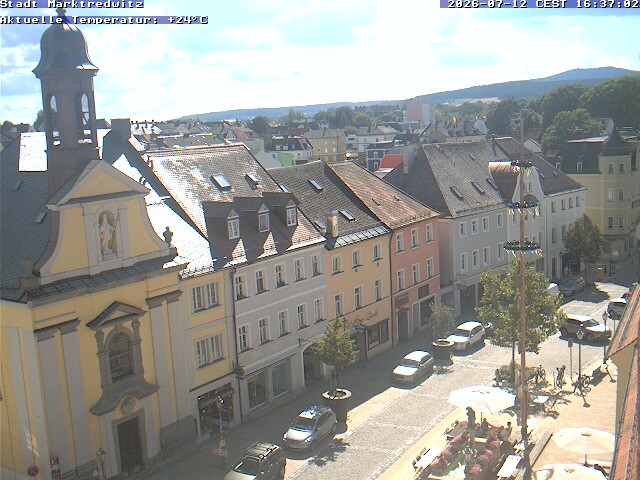 Archiv Foto Webcam Marktredwitz Fußgängerzone