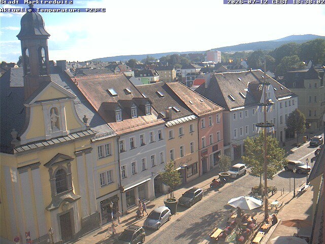 Archiv Foto Webcam Marktredwitz Fußgängerzone