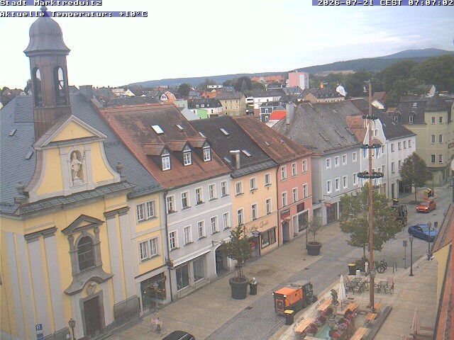 Archiv Foto Webcam Marktredwitz Fußgängerzone