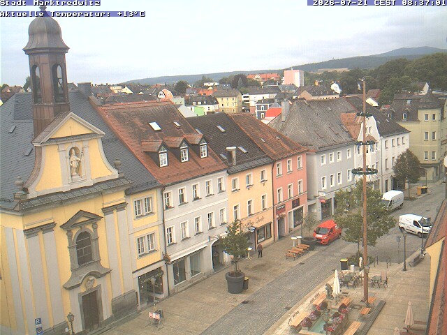 Archiv Foto Webcam Marktredwitz Fußgängerzone