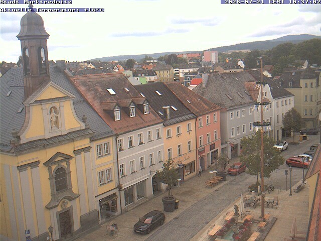 Archiv Foto Webcam Marktredwitz Fußgängerzone