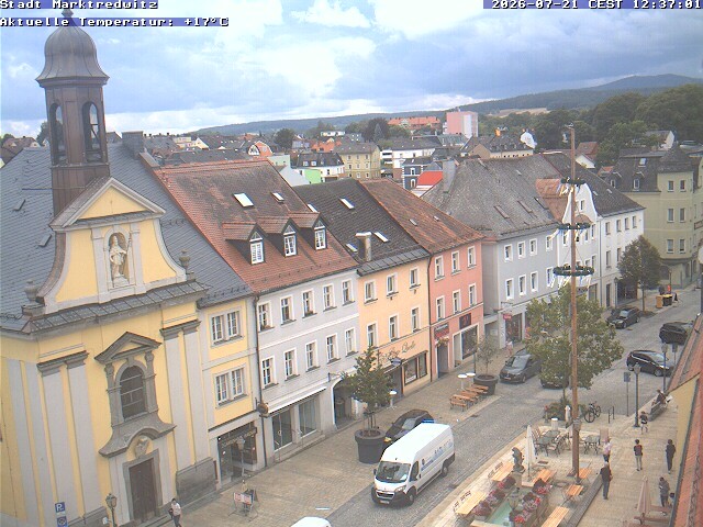 Archiv Foto Webcam Marktredwitz Fußgängerzone