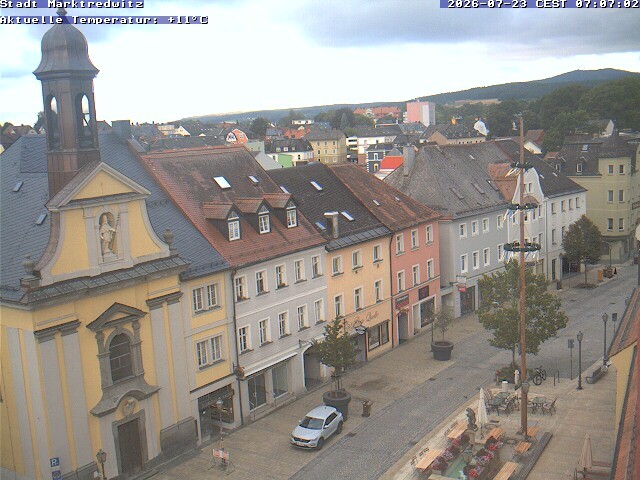 Archiv Foto Webcam Marktredwitz Fußgängerzone