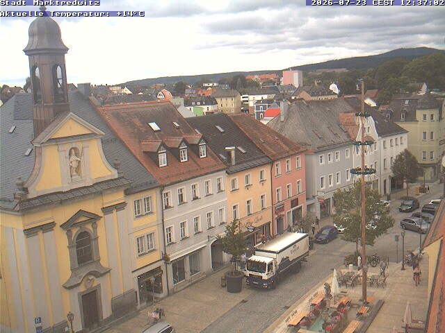 Archiv Foto Webcam Marktredwitz Fußgängerzone