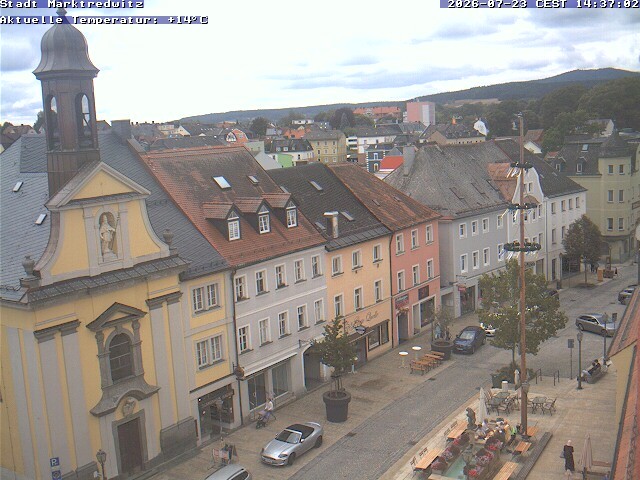 Archiv Foto Webcam Marktredwitz Fußgängerzone