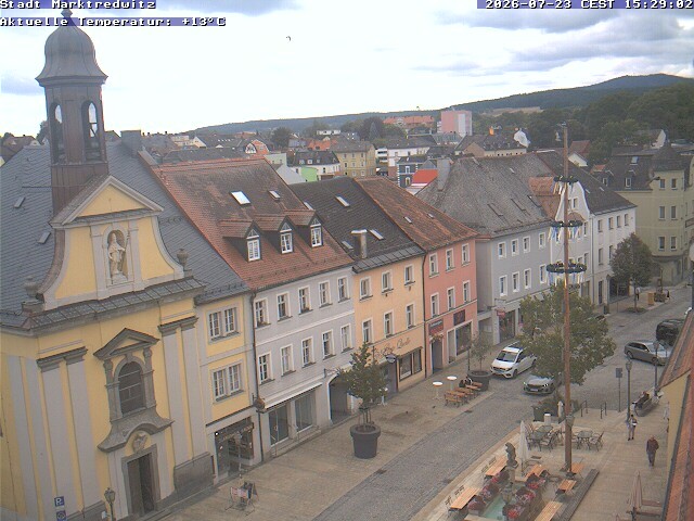 Archiv Foto Webcam Marktredwitz Fußgängerzone
