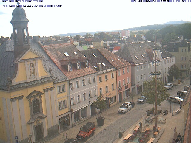 Archiv Foto Webcam Marktredwitz Fußgängerzone
