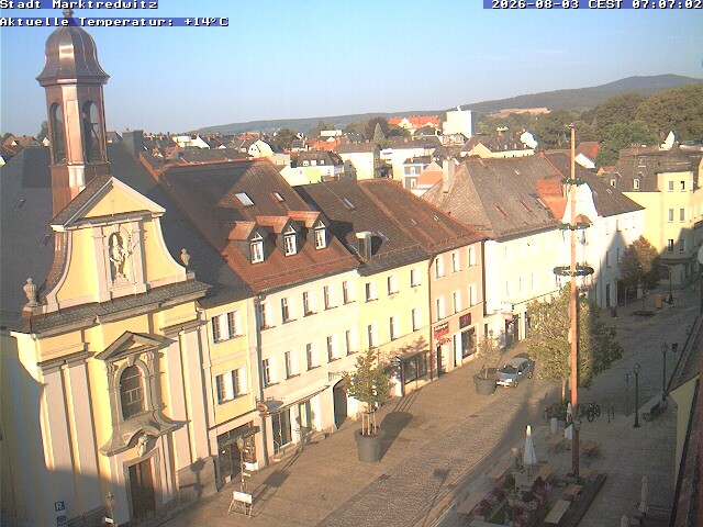 Archiv Foto Webcam Marktredwitz Fußgängerzone