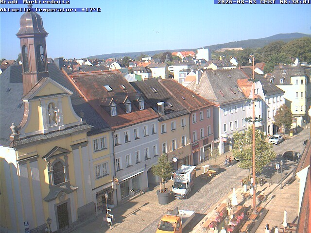 Archiv Foto Webcam Marktredwitz Fußgängerzone