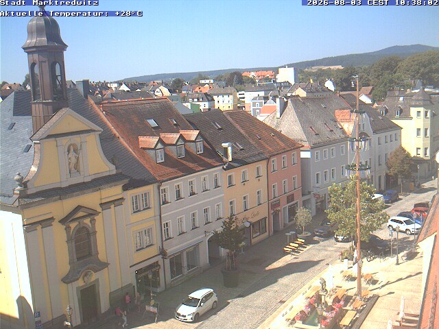 Archiv Foto Webcam Marktredwitz Fußgängerzone