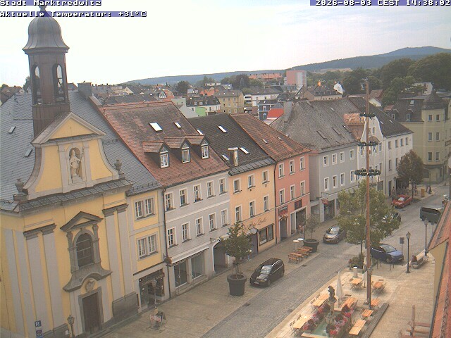 Archiv Foto Webcam Marktredwitz Fußgängerzone