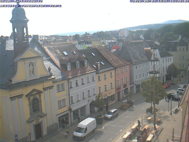 Archiv Foto Webcam Marktredwitz Fußgängerzone