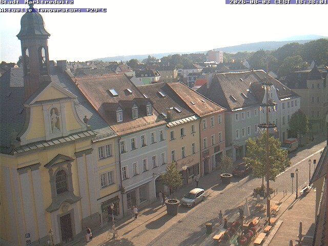 Archiv Foto Webcam Marktredwitz Fußgängerzone