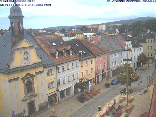 Archiv Foto Webcam Marktredwitz Fußgängerzone