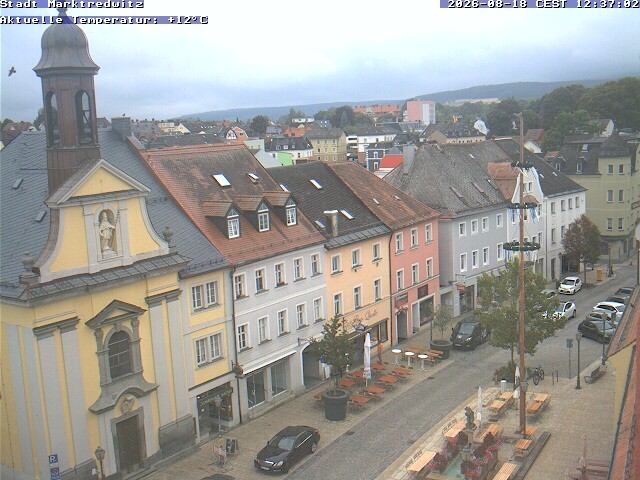 Archiv Foto Webcam Marktredwitz Fußgängerzone