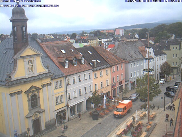 Archiv Foto Webcam Marktredwitz Fußgängerzone
