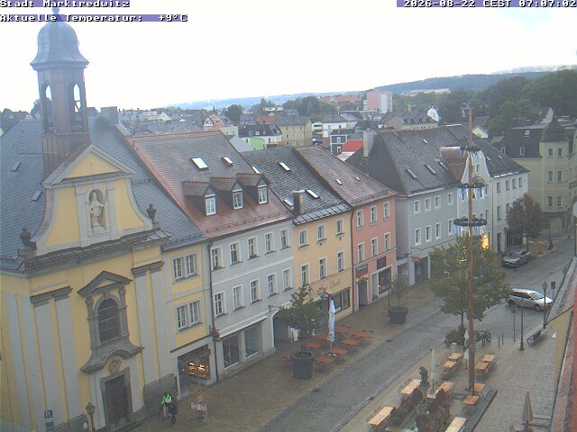 Archiv Foto Webcam Marktredwitz Fußgängerzone