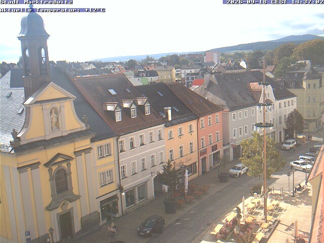 Archived image Webcam Marktredwitz pedestrian area