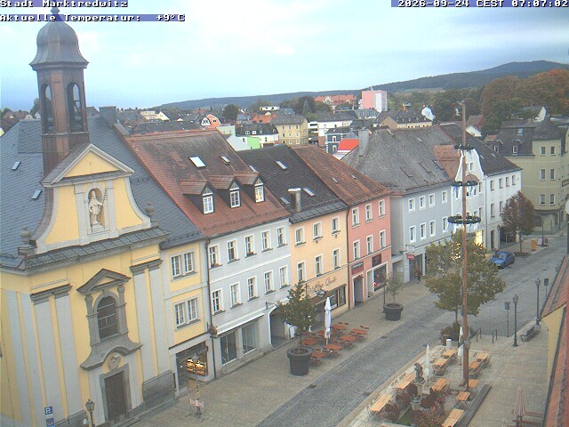 Archiv Foto Webcam Marktredwitz Fußgängerzone