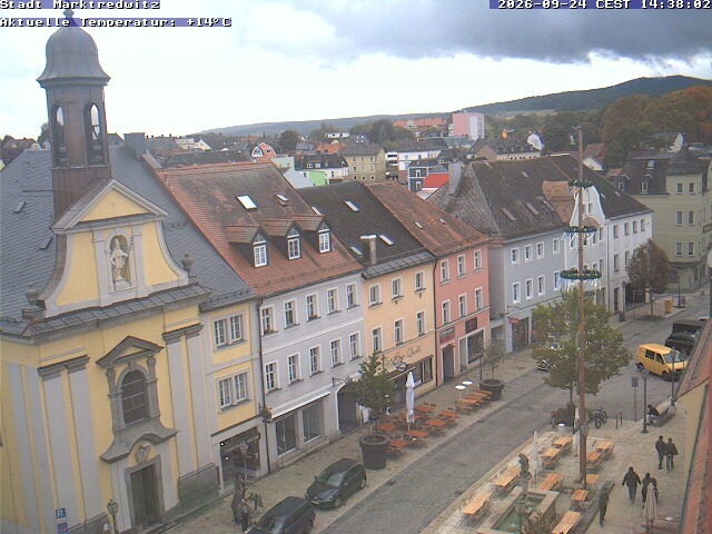 Archiv Foto Webcam Marktredwitz Fußgängerzone