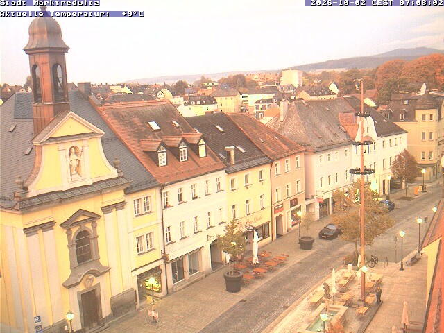 Archiv Foto Webcam Marktredwitz Fußgängerzone
