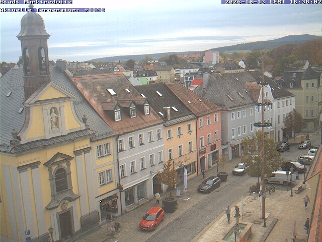 Archiv Foto Webcam Marktredwitz Fußgängerzone