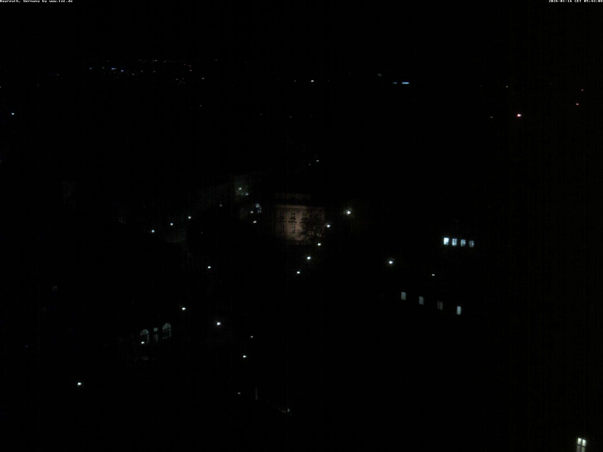 Archiv Foto Webcam Bayreuth: Blick vom Rathaus