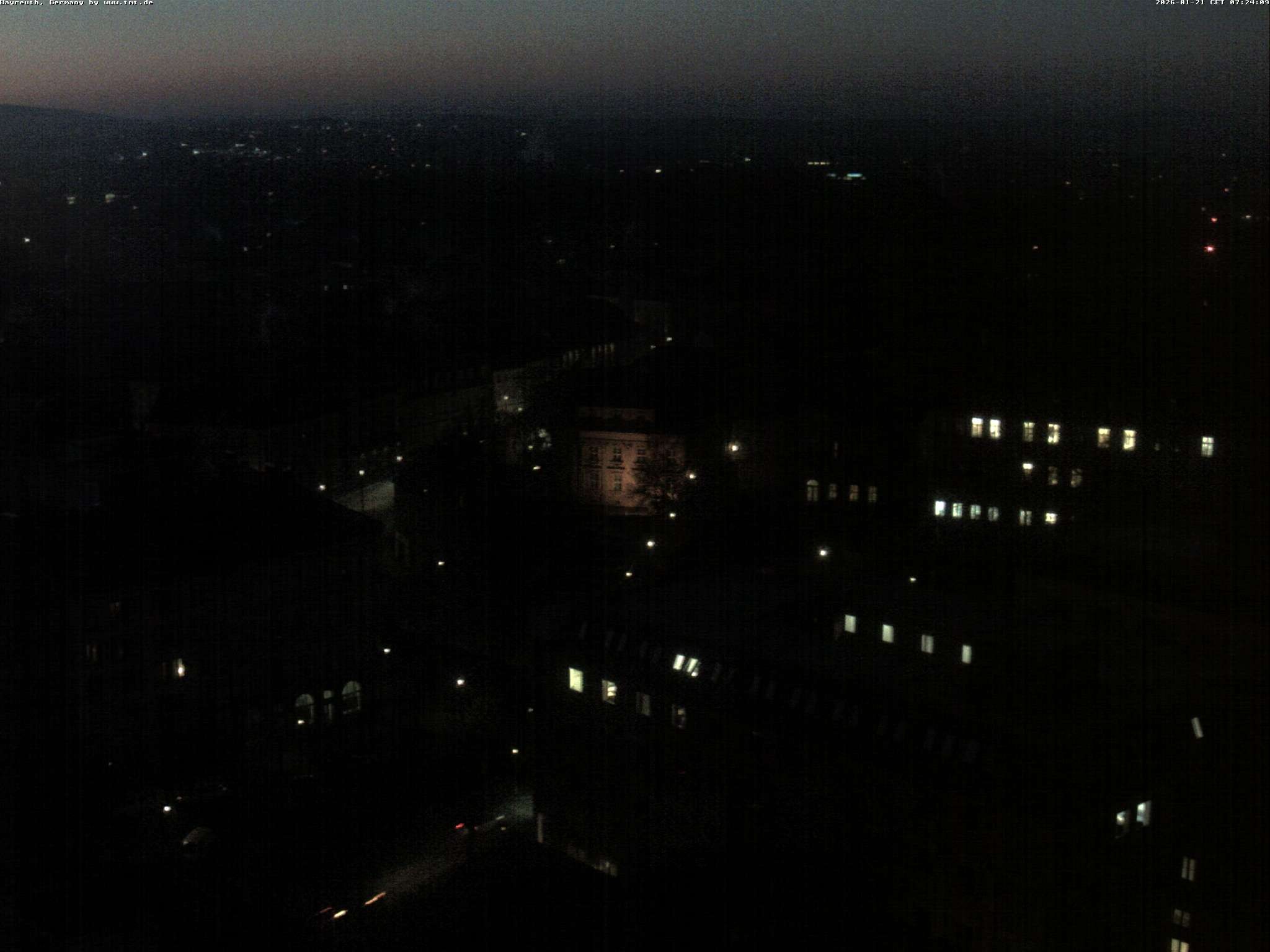 Archiv Foto Webcam Bayreuth: Blick vom Rathaus