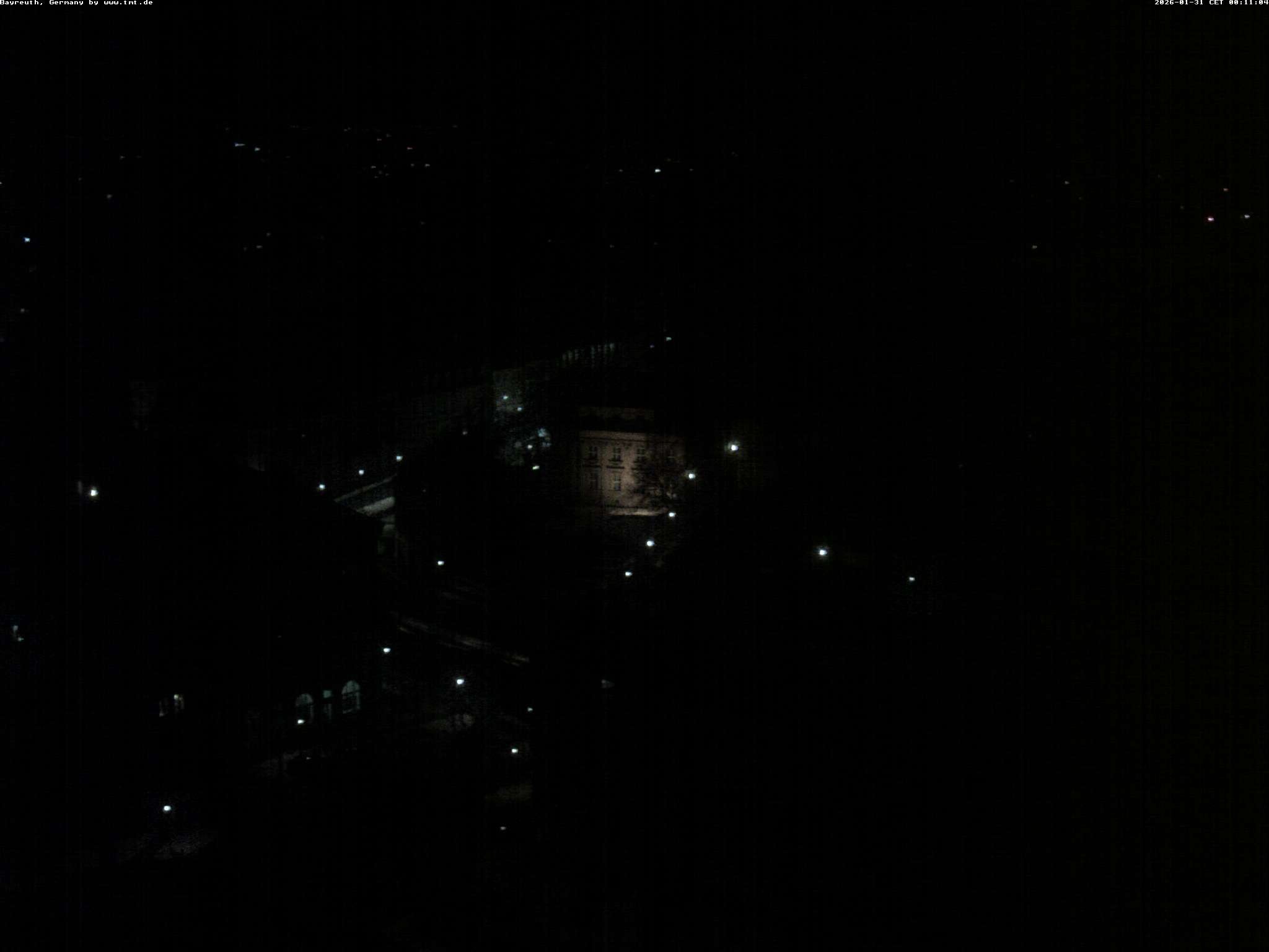 Archiv Foto Webcam Bayreuth: Blick vom Rathaus