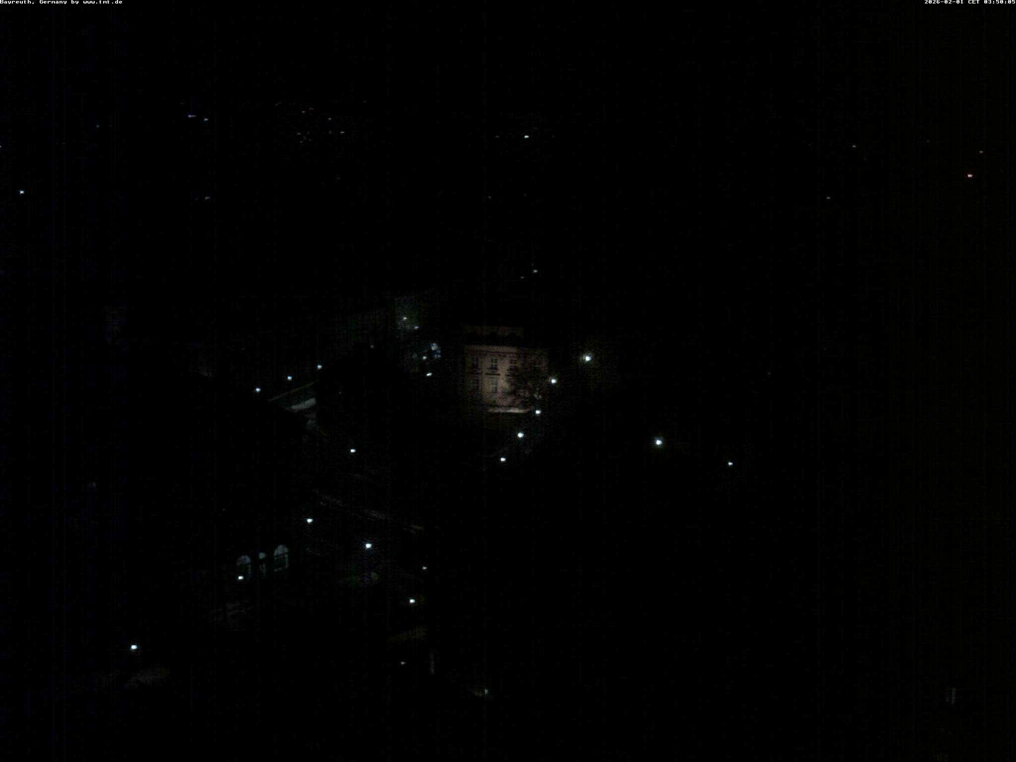 Archiv Foto Webcam Bayreuth: Blick vom Rathaus