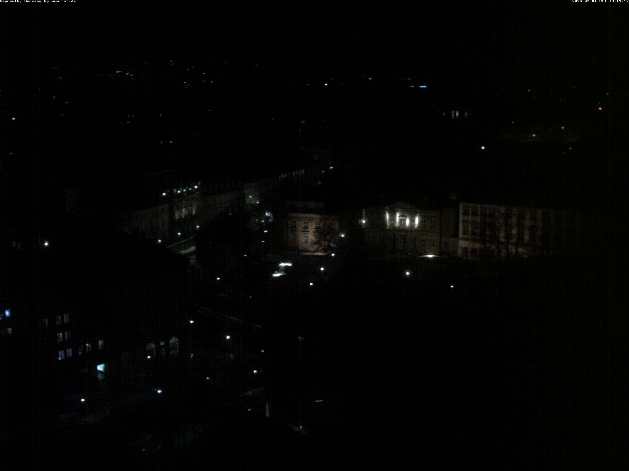 Archiv Foto Webcam Bayreuth: Blick vom Rathaus