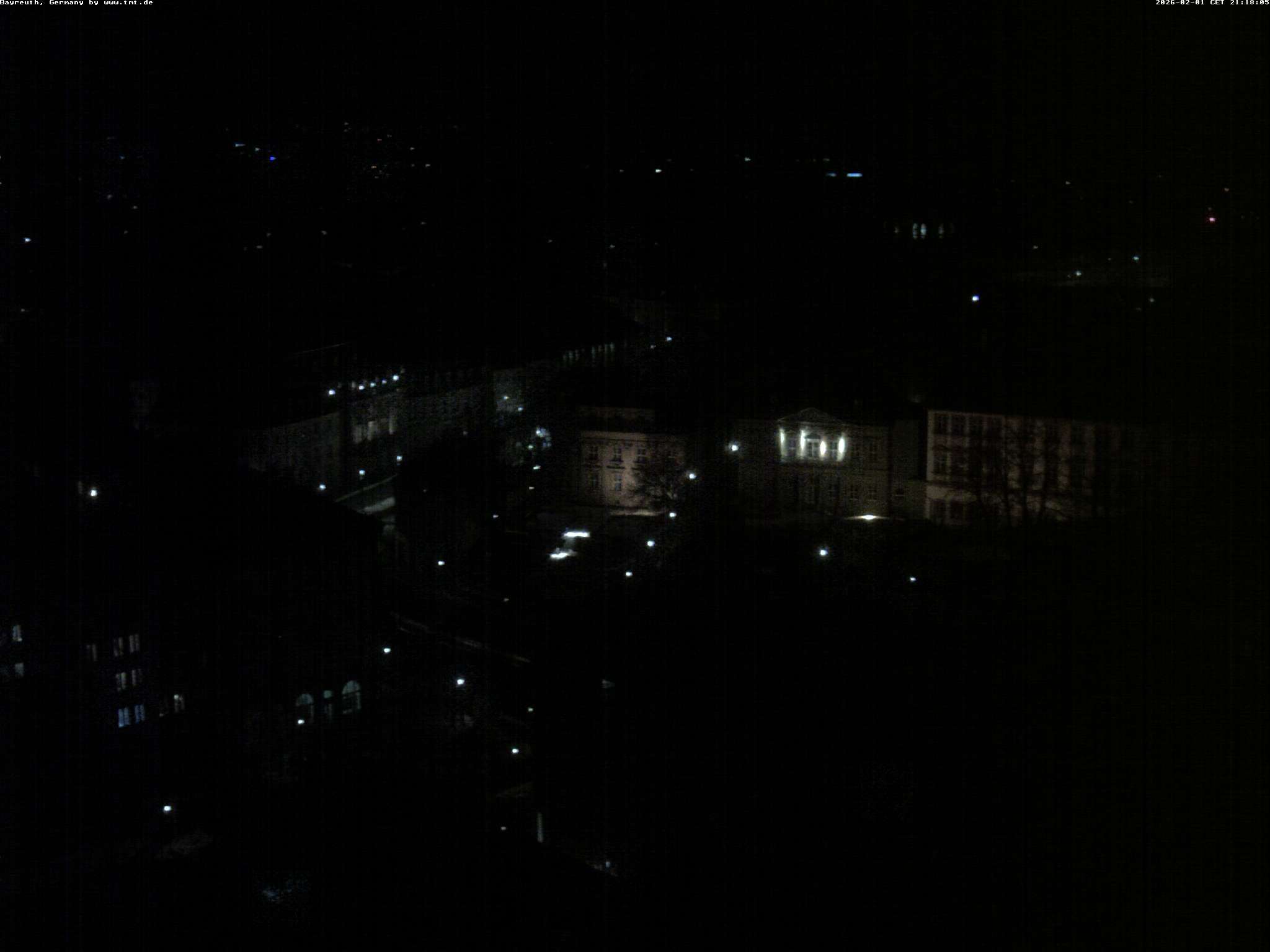 Archiv Foto Webcam Bayreuth: Blick vom Rathaus